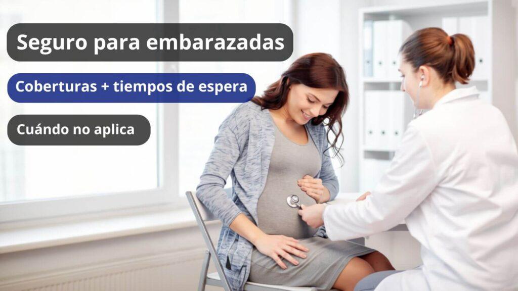 Mujer embarazada en consulta médica con una doctora