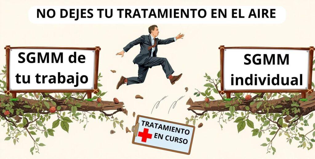 Deducible en exceso para conservar la atención de un tratamiento en curso al pasar del SGMM de tu trabajo a un SGMM individual